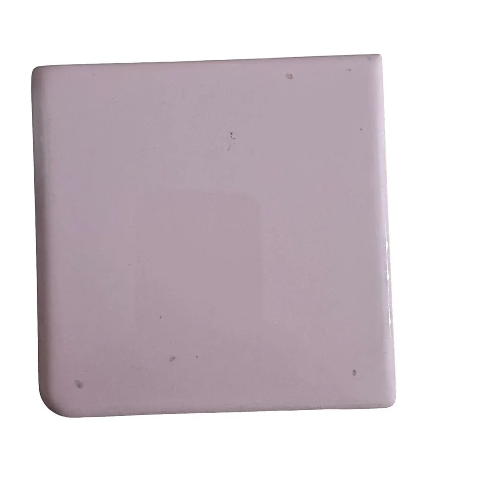 Vintage Ceramic Matchbox Tile Floral 4 Matchbooks Handmade 70's‎